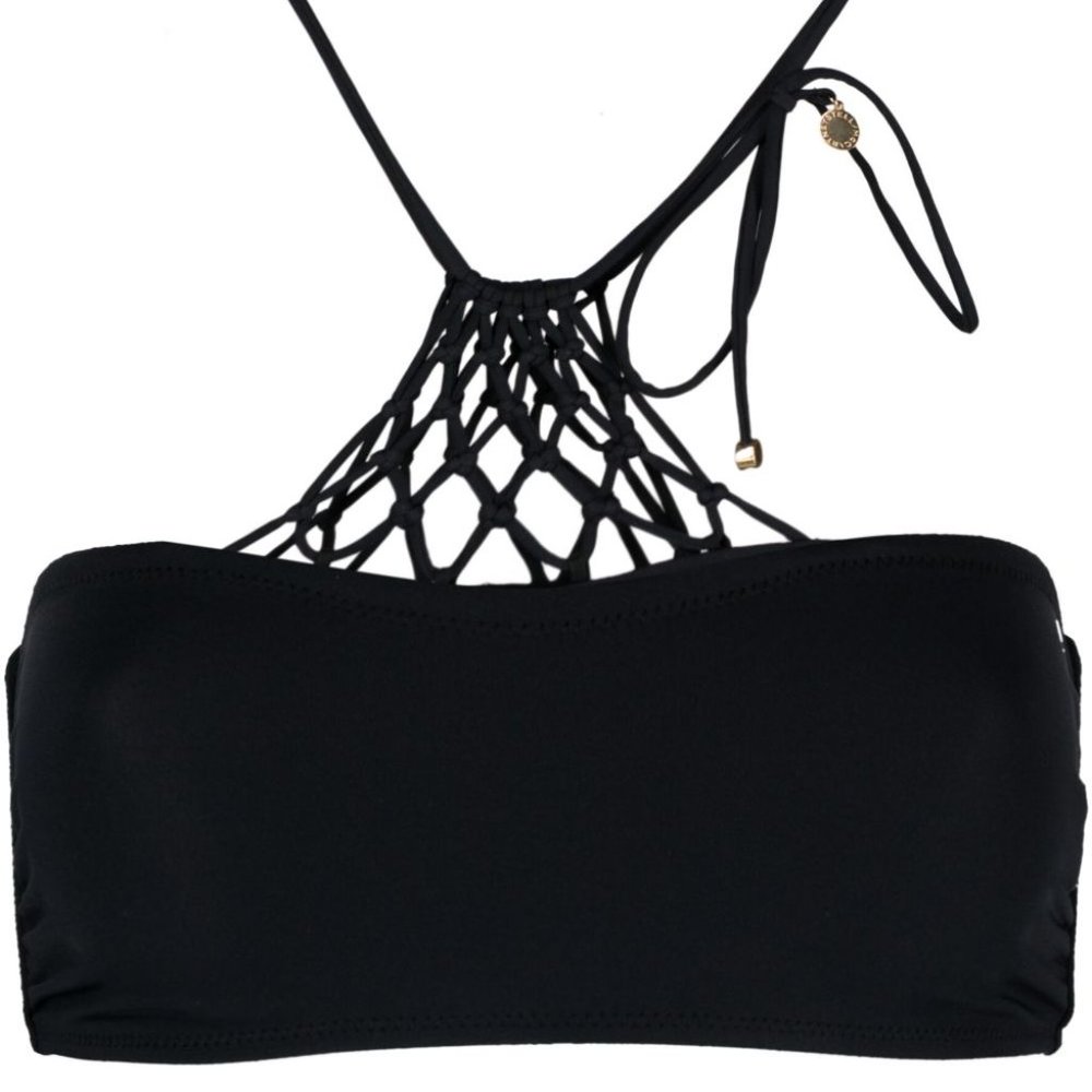 🆕 Stella McCartney Macrame-knotted Bandeau Strappy Swim Bikini Top